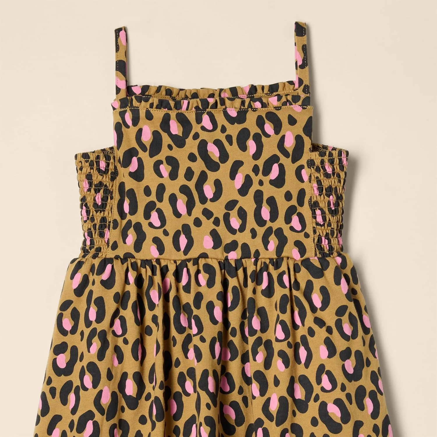 Amazon Essentials Girls and Toddlers' Cotton Strappy Midi Dress