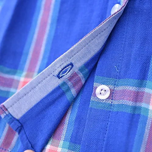 Baby Long Sleeve Blue/Red Plaid Shirts