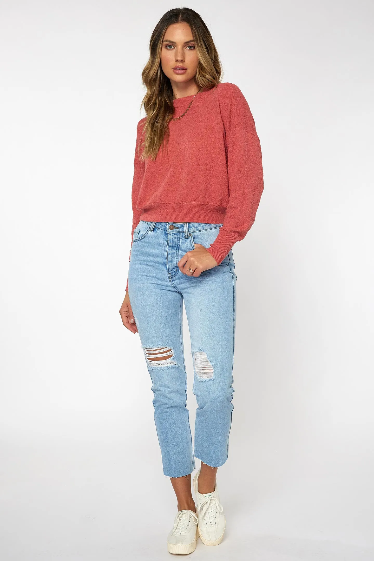 BENATAR DISTRESSED DENIM JEANS