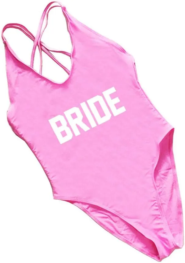 Birde Women's Strappy Swimwear One Piece Bikini Swimsuits Blackless Monokinis