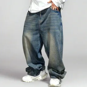 Distressed Y2K Baggy Denim Jeans