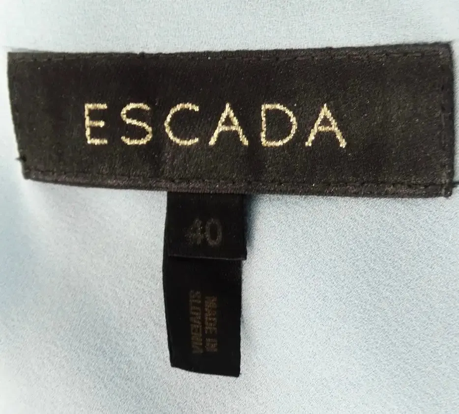 Escada Blue Tie Dye Strappy Sun Dress