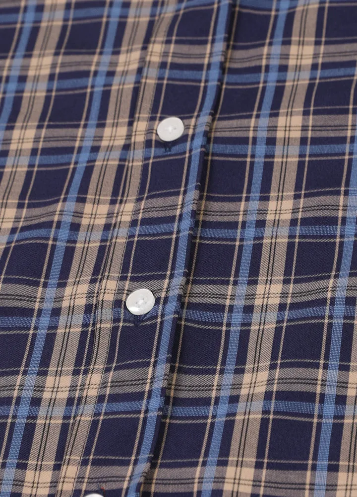 Men's Lightweight Plaid Short Sleeve Shirt