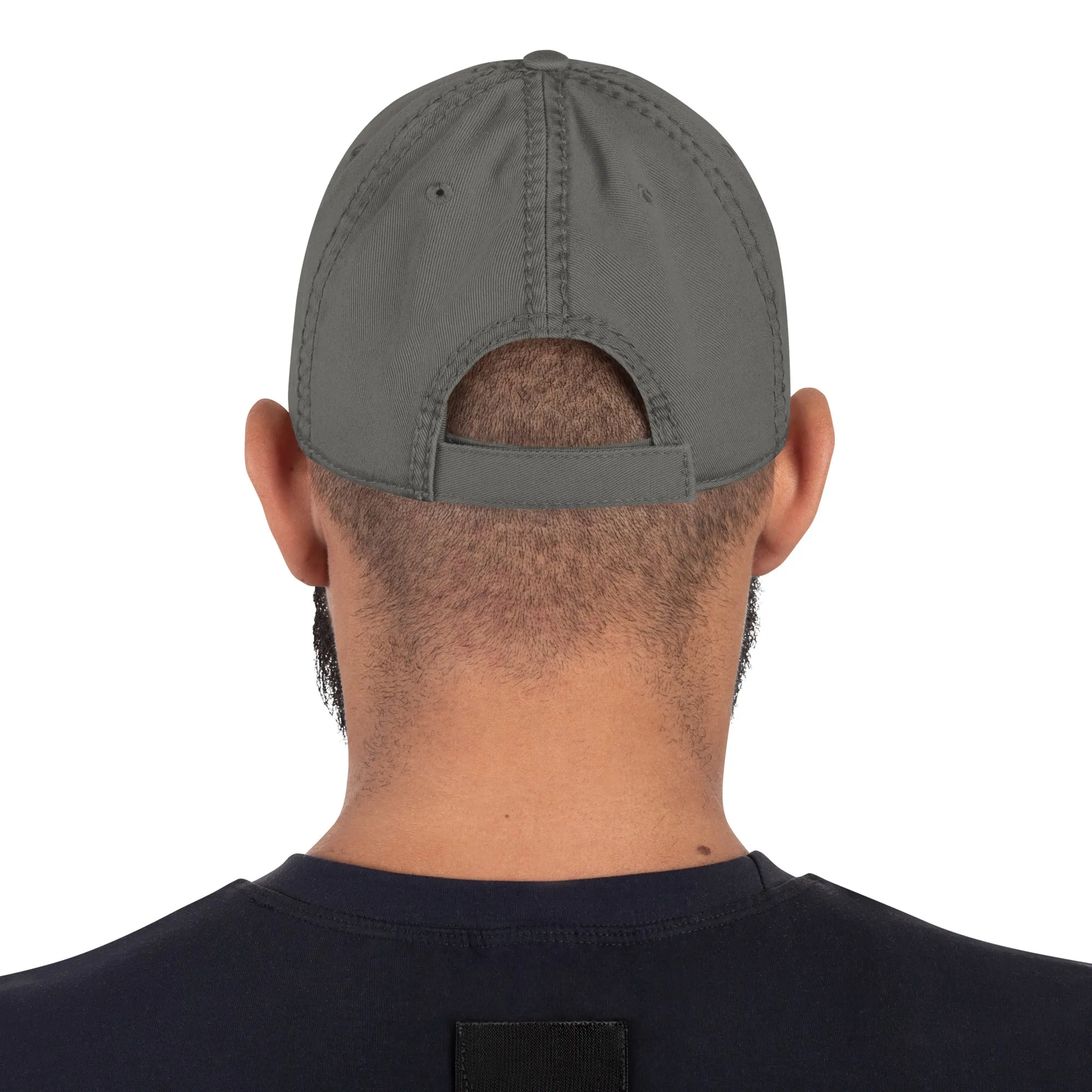 Mental Strength Clean Resolve Distressed Dad Hat