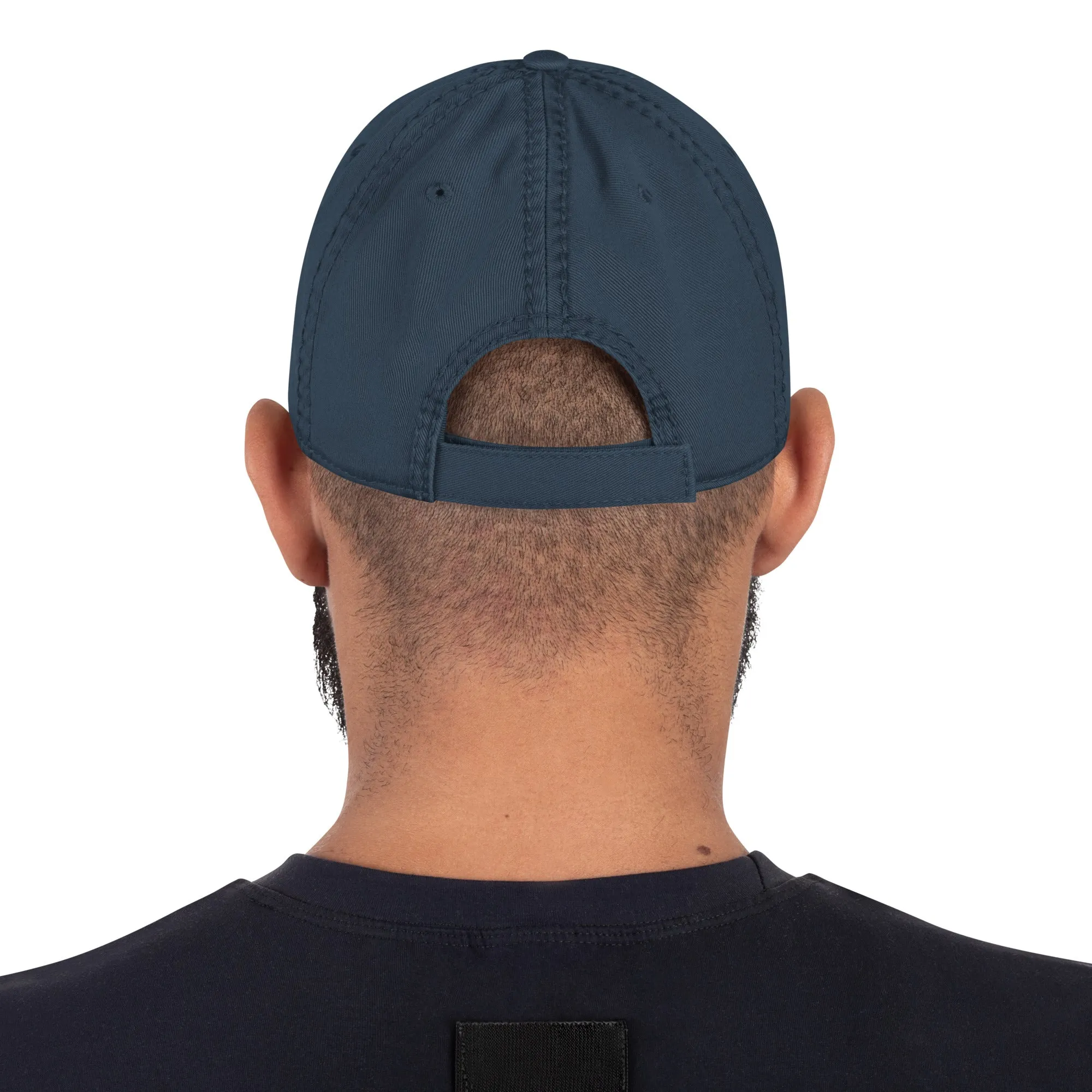 Mental Strength Clean Resolve Distressed Dad Hat