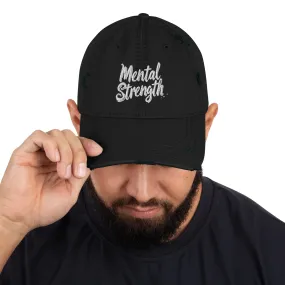 Mental Strength Clean Resolve Distressed Dad Hat