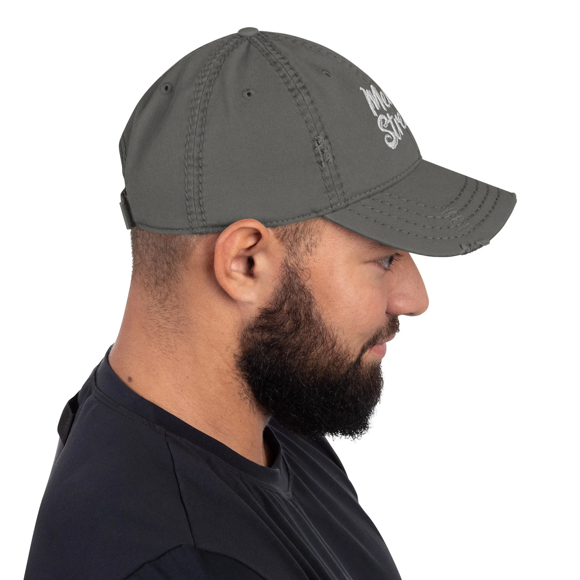 Mental Strength Clean Resolve Distressed Dad Hat
