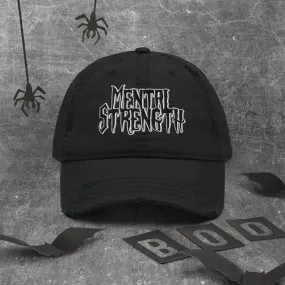 Mental Strength Silent Power Distressed Dad Hat