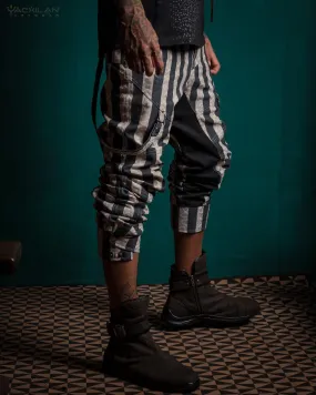 Pants Men Pirate / Thick Linen Printed - CIRKUS FREAK