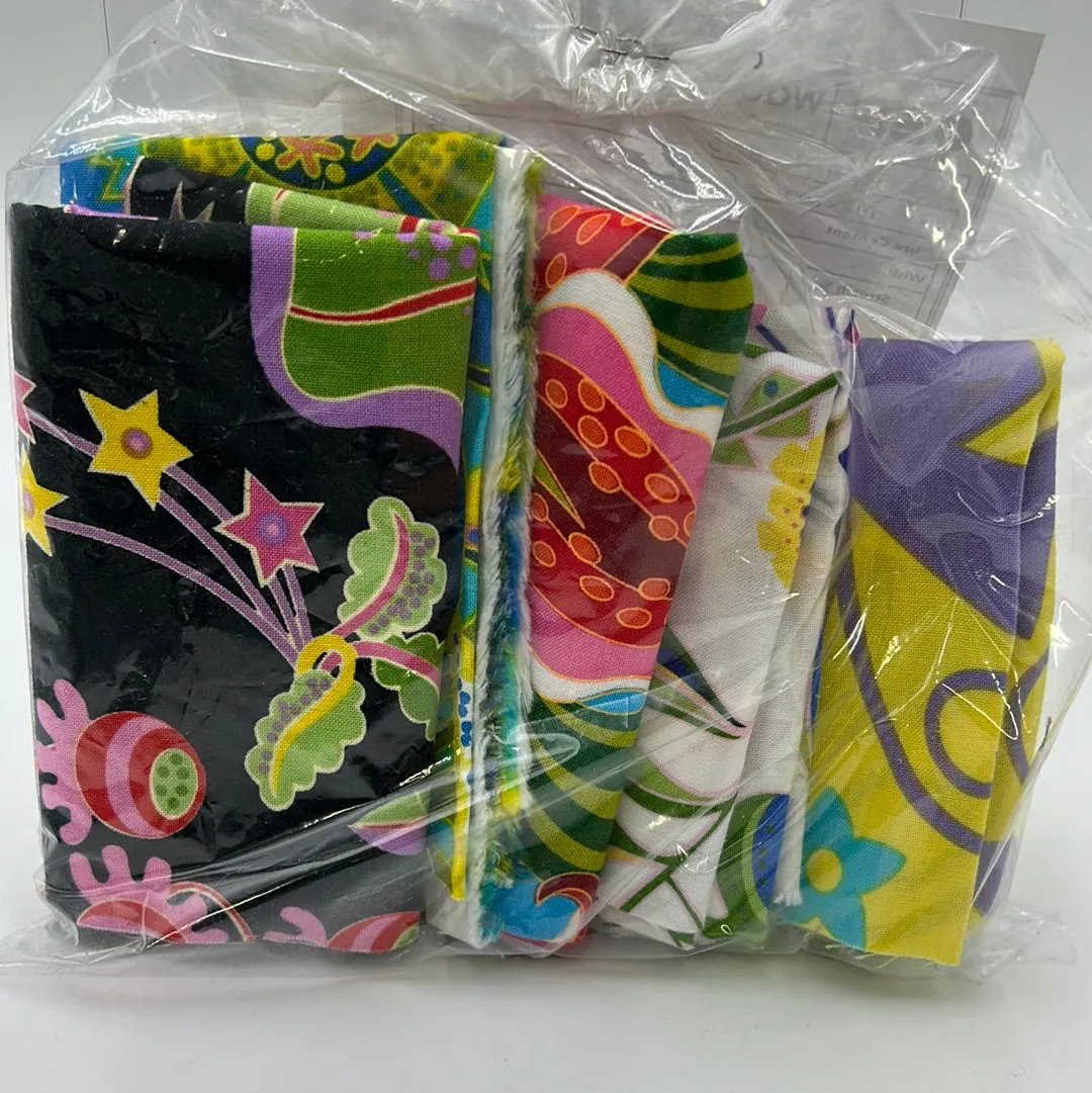 Quilting Scrap Bags, Floral Fantasy (WQC1680:1684)