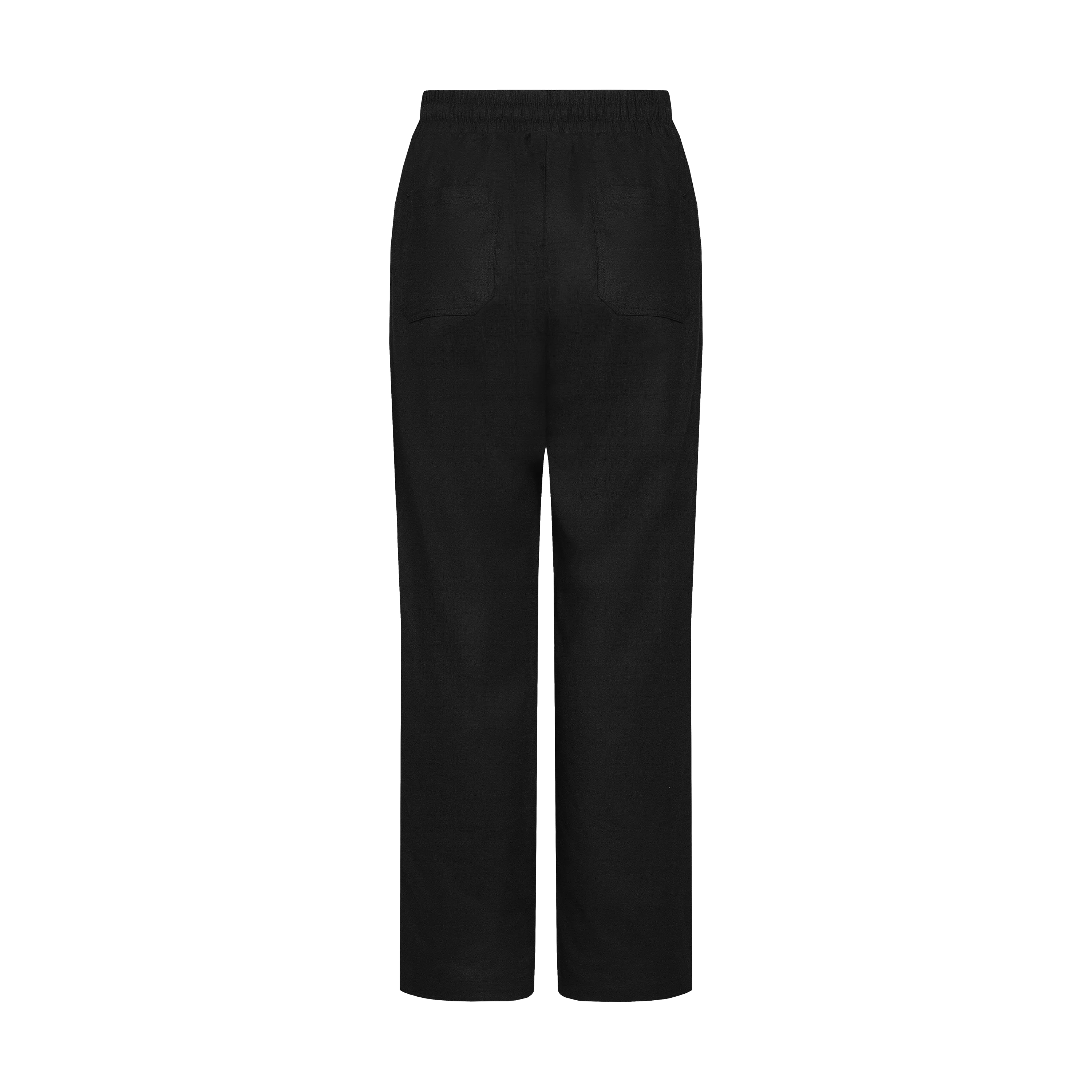 THE WOMEN'S XANADU LINEN PANTS-BLACK