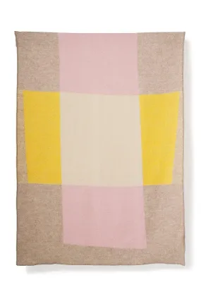 Wool Blanket "Bauhaused 3" by Michele Rondelli