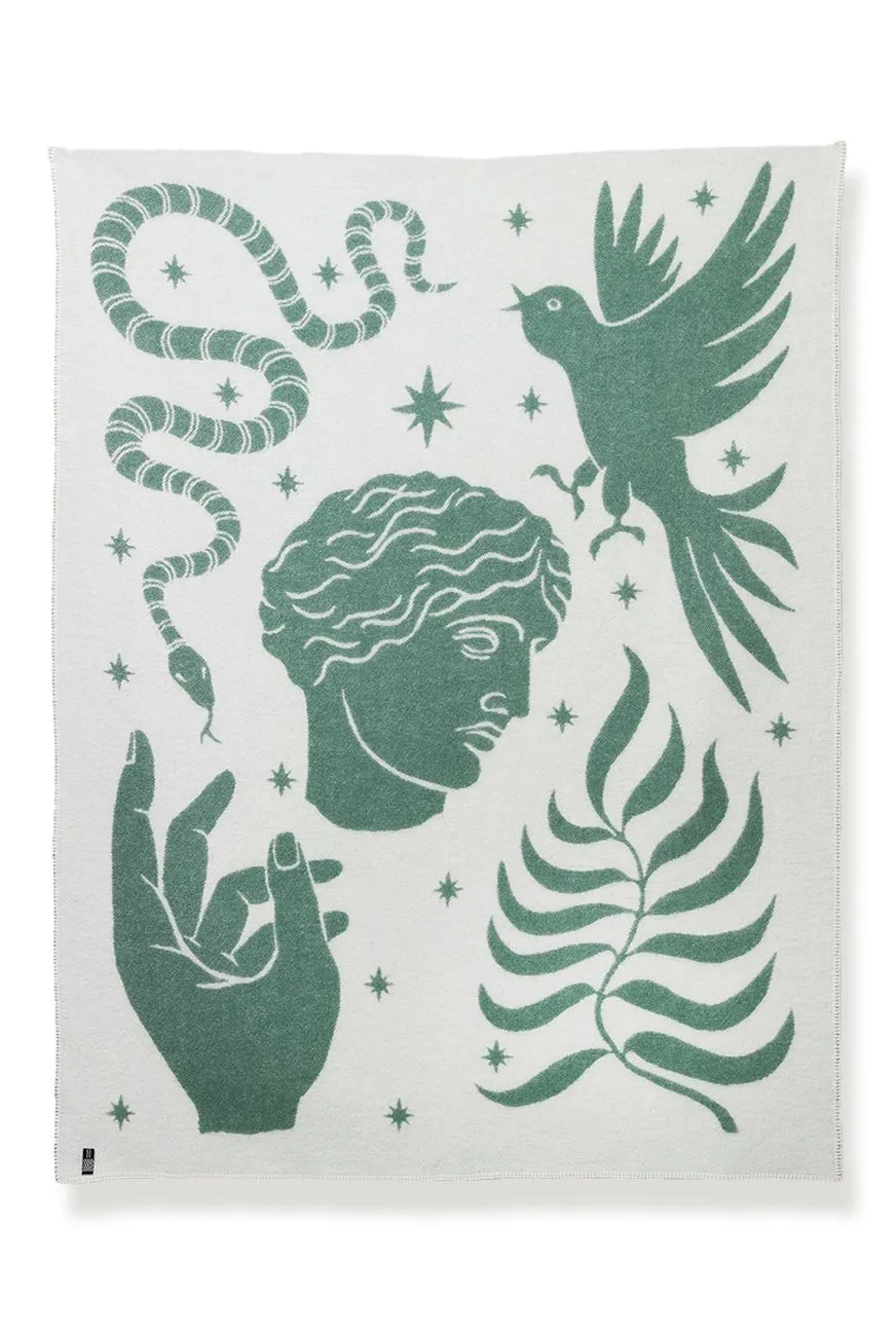 Wool Blanket "Mythos One" by George Greaves