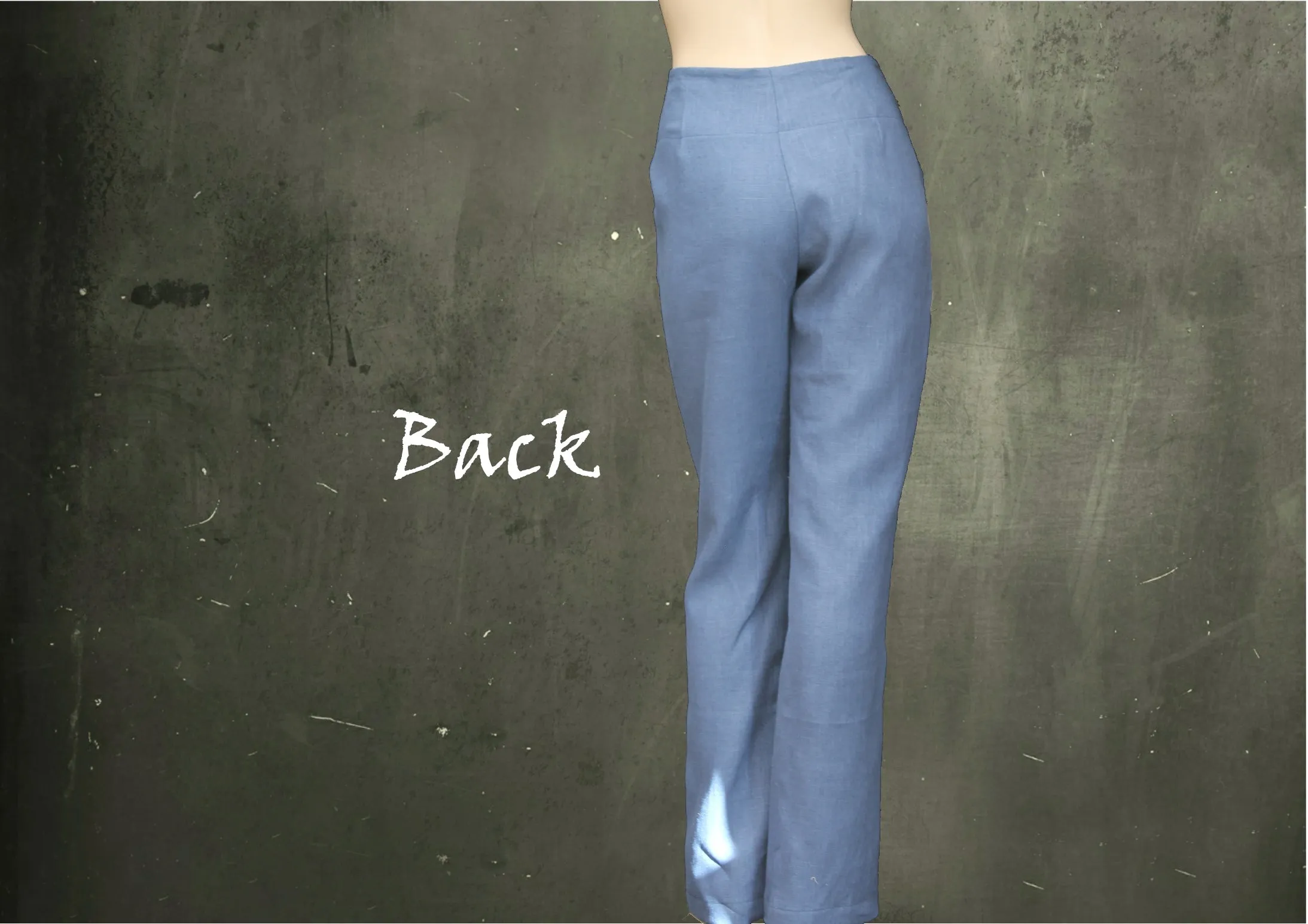 Wrap broek biologische linnen / organic linen wrap pants,